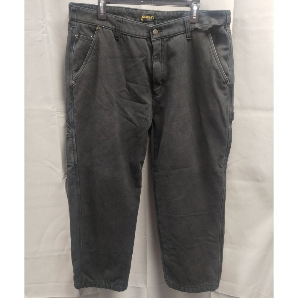 Stanley Men's Black Pants/Jeans/Straight Leg 38x30 SKU 3177